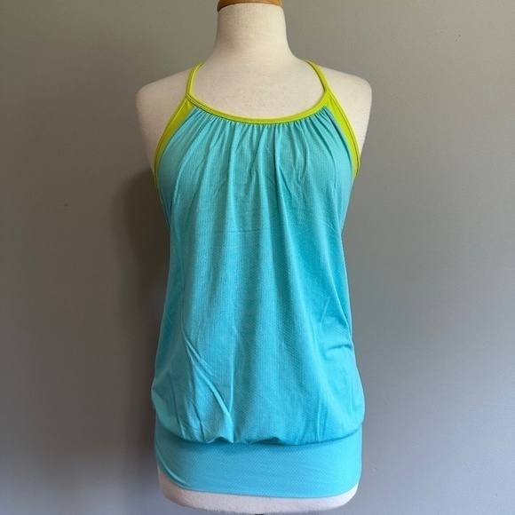 LULULEMON No Limits Tank Angel Blue Antidote Womens Sz 6 - Picture 2 of 7